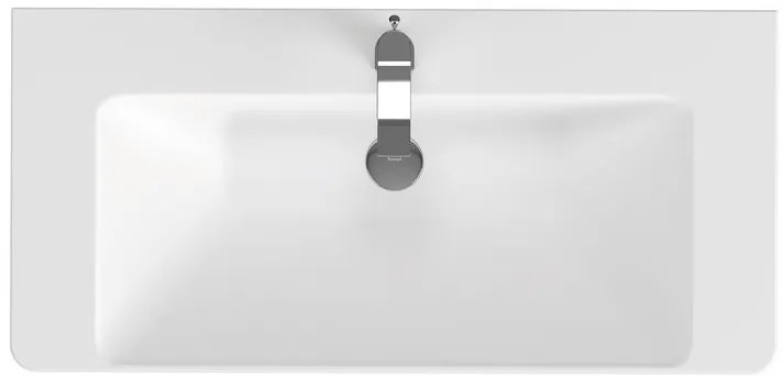 Cersanit - SET B332 LARA MILLE 100cm (SKRINKA + UMÝVADLO), šedá, S801-332-DSM