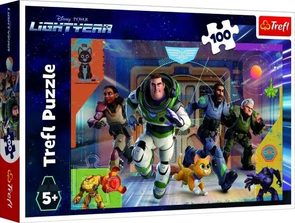Puzzle Buzz Lightyear/Buzz Rakeťák 100 dílků