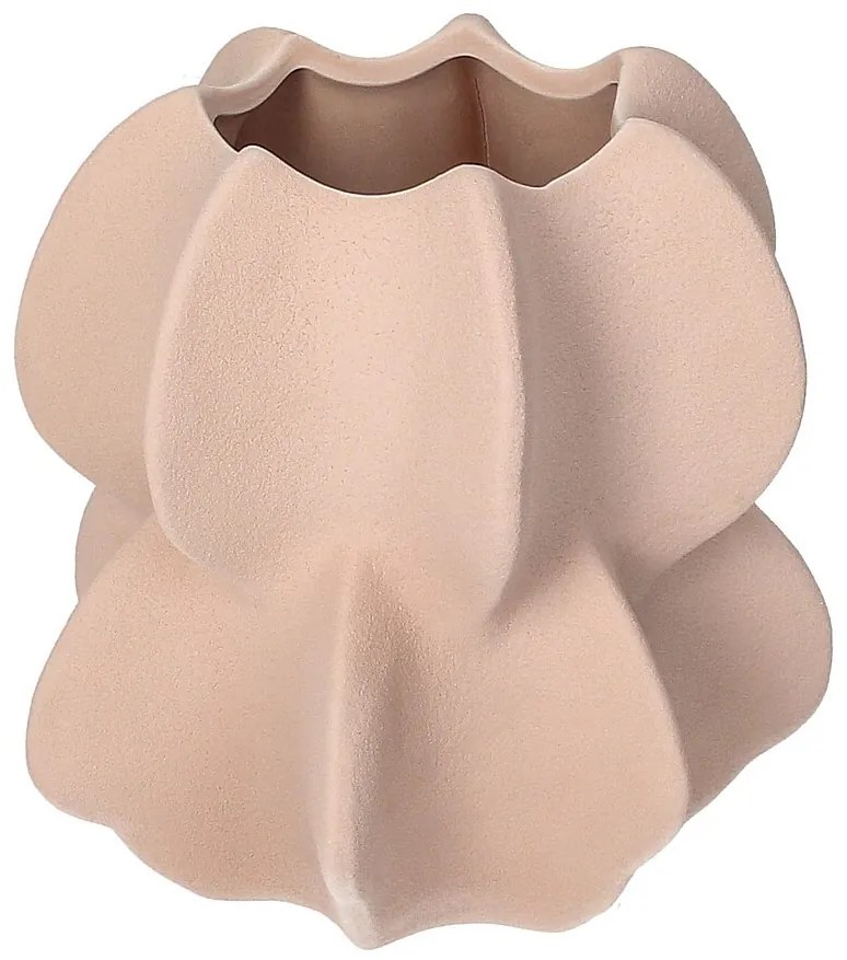 Kameninová váza Petal Pink II 15x17 cm