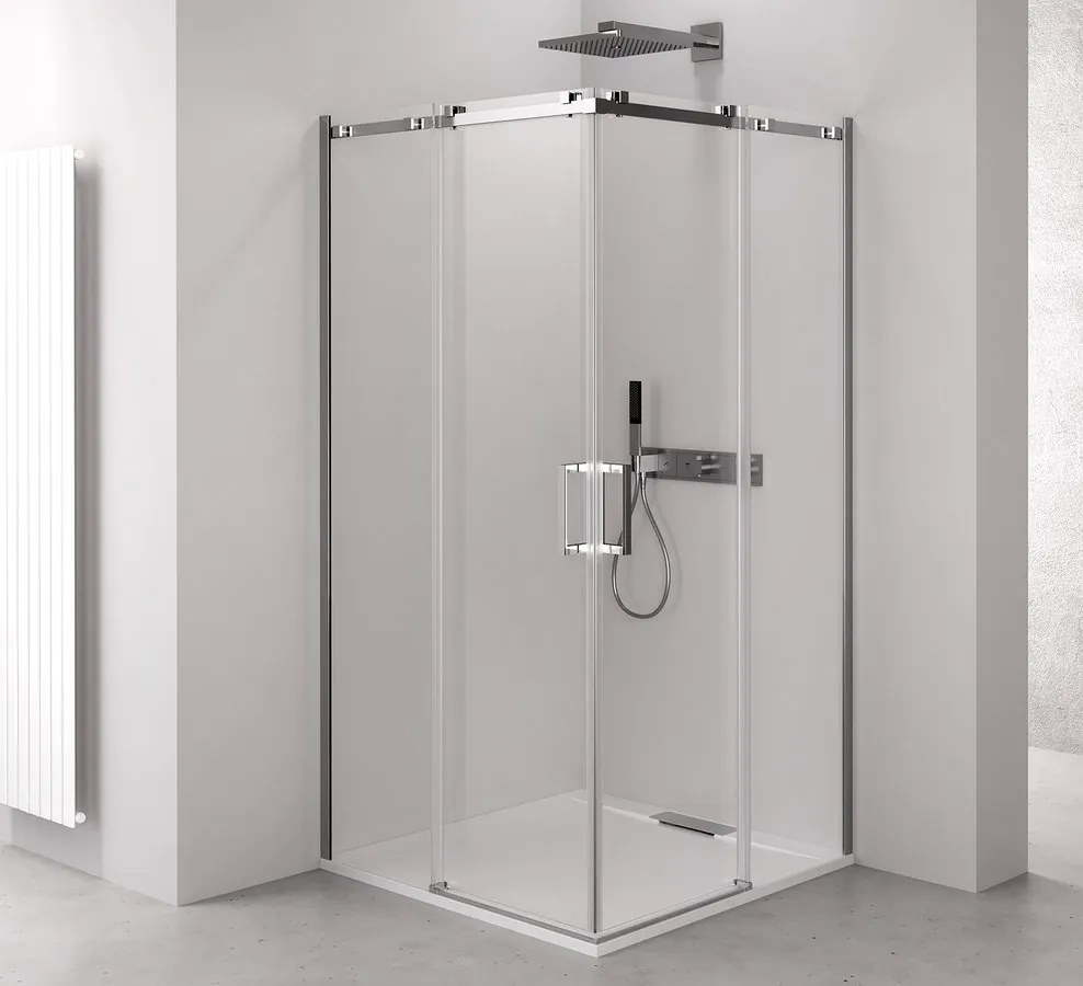 Polysan Polysan, THRON LINE SQUARE obdĺžniková sprchová zástena 1100x800mm, TL2180-5002