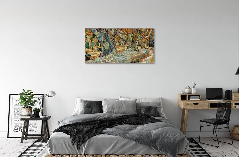 Obraz canvas Art abstraktné mestský trh 120x60 cm