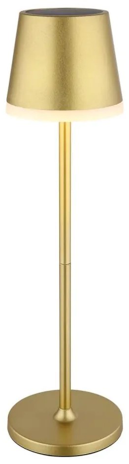 Globo 36637GM - LED Solárne svietidlo LED/0,6W/3V 3000K IP44 zlatá