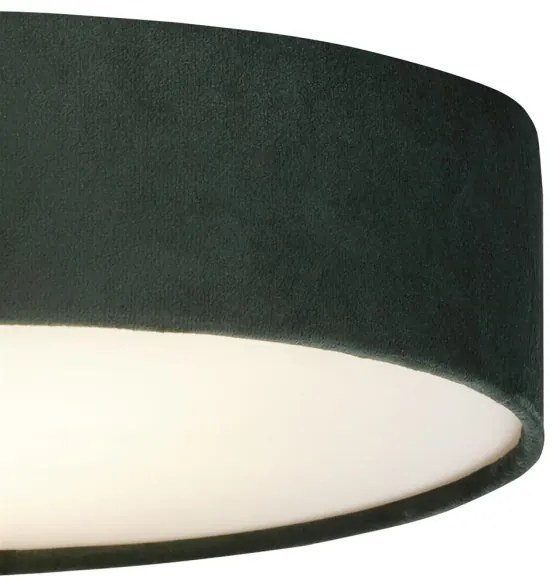 Searchlight 23298-3GR - Stropné svietidlo DRUM 3xE27/60W/230V, zelené