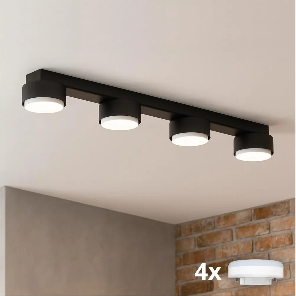 Brilagi - LED bodové svietidlo MONO 4xGX53/30W/230V čierne