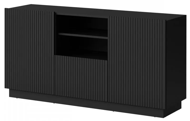 Komoda Ceroza 150 2D1SZ, Farby: čierna