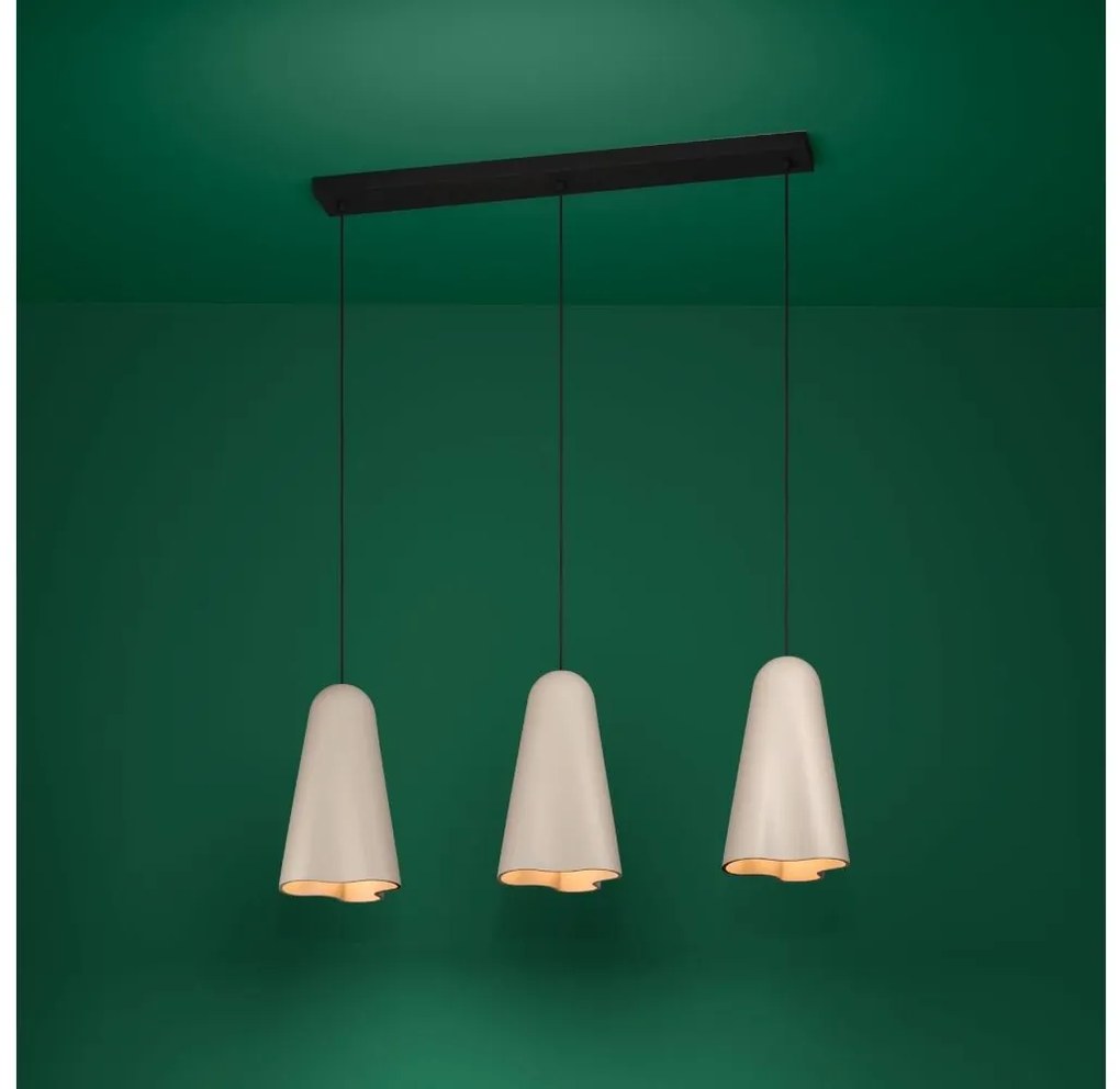 Eglo 390364 - Luster na lanku TOLLERIC 3xE27/40W/230V béžová