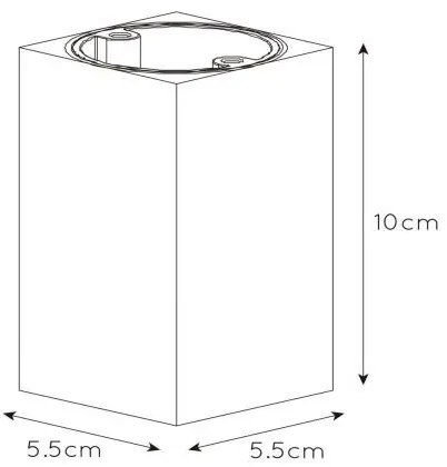 Lucide 09916/06/36 - LED Stmievateľné bodové svietidlo DELTO 1xGU10/5W/230V šedá