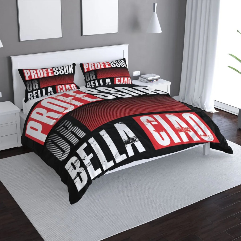 Sablio Obliečky La Casa de Papel Professor or Bella Ciao motív 3 - 140x200 / 90x70