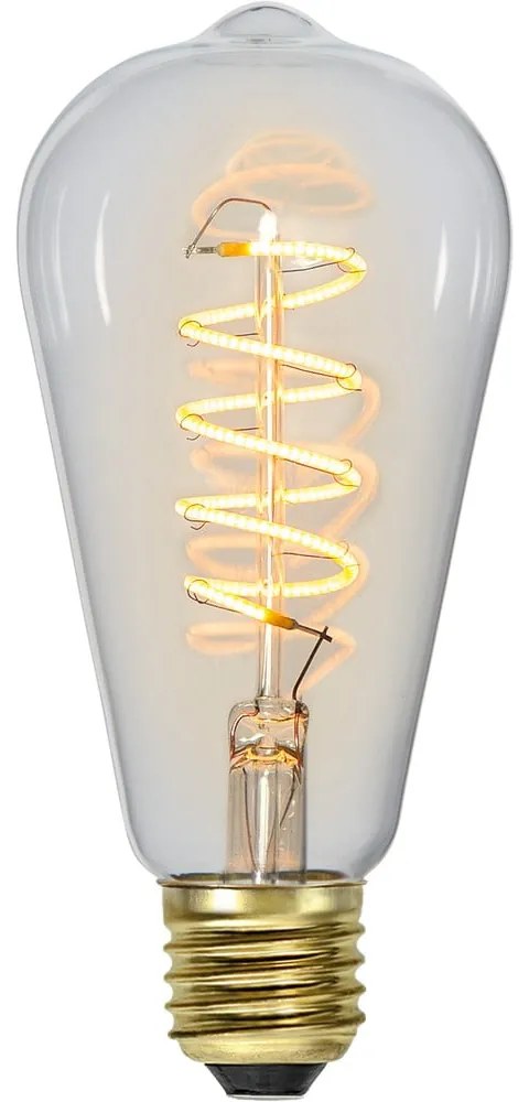 Teplá LED/filamentová žiarovka so stmievačom E27, 4 W Spiral Filament – Star Trading