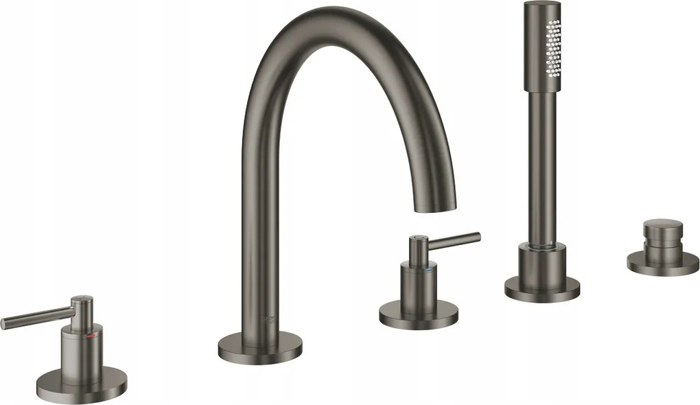 Vaňová batéria Grohe Atrio brushed hard graphite [19922AL3]