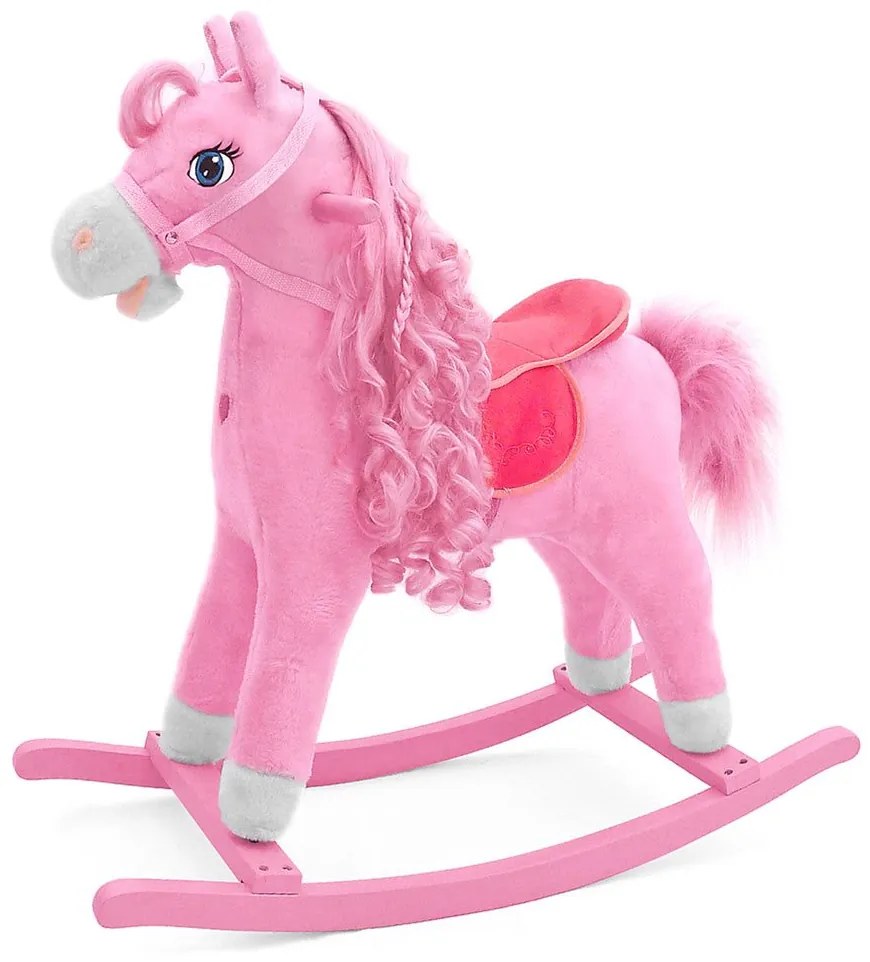 Hojdací koník s melódiou Milly Mally Princess pink
