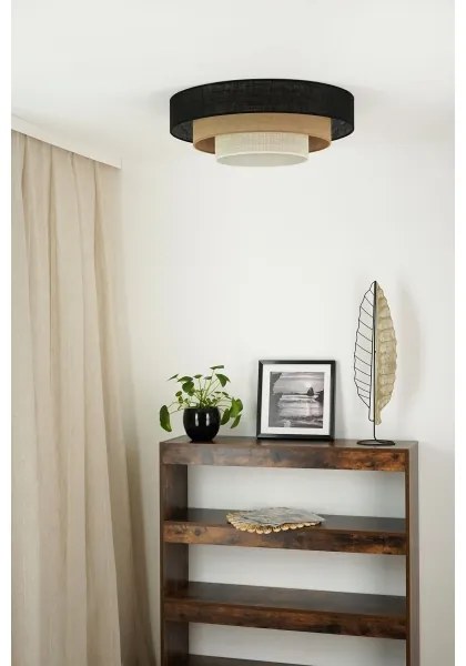 Brilagi -Stropné svietidlo ASPEN LUNETA LED/12W/230V pr. 60 čierna/béžová/krémová