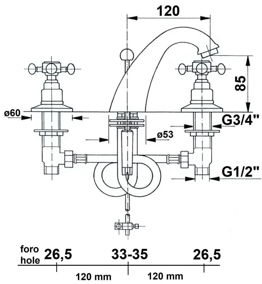 Umývadlová batéria v matne striebornej farbe Antea – Sapho