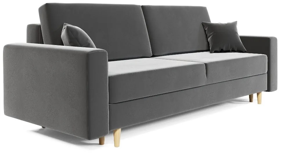 Rozkladací čalúnená pohovka SOLO, 226x90x91, itaka 14