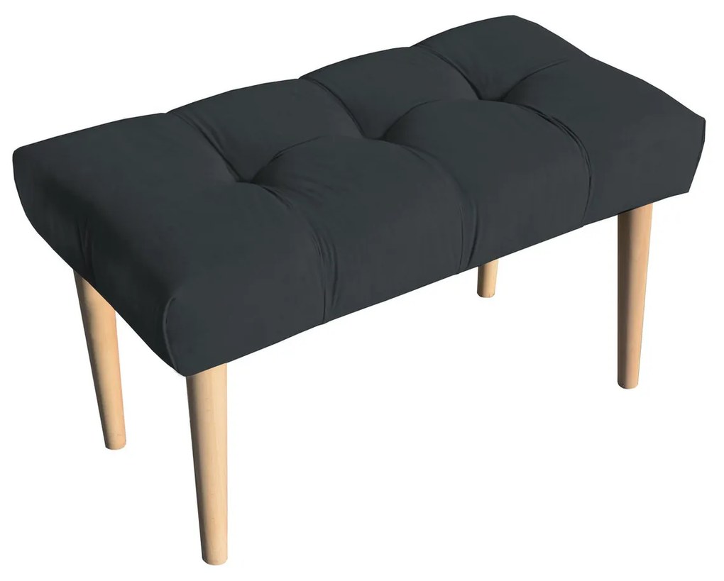 Lavica ŠKANDINAVSKÁ 60x40 cm Tmavotyrkysová