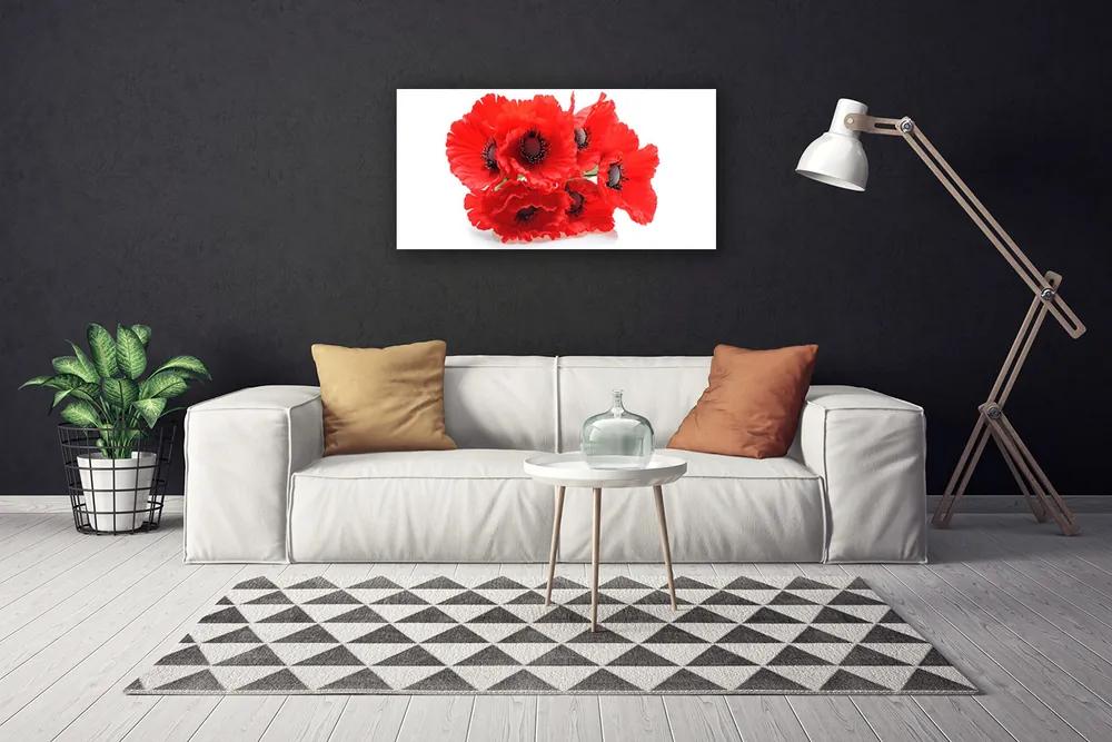Obraz na plátne Kvety 125x50 cm