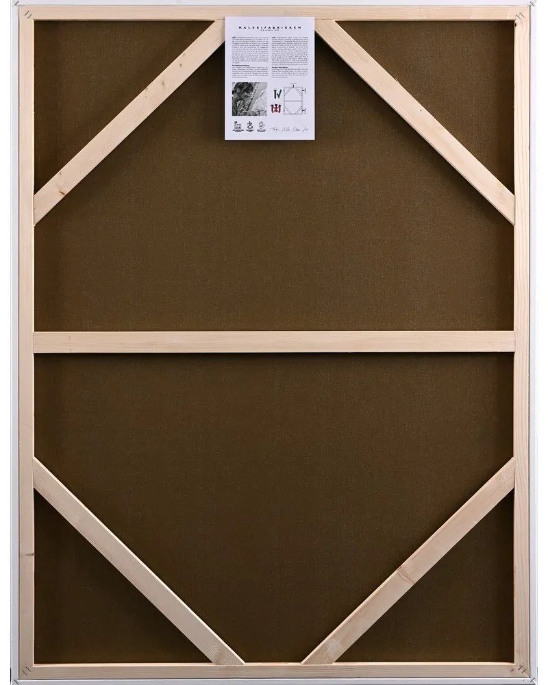 Ručne maľovaný obraz na plátne 88x118 cm Small Notes – Malerifabrikken