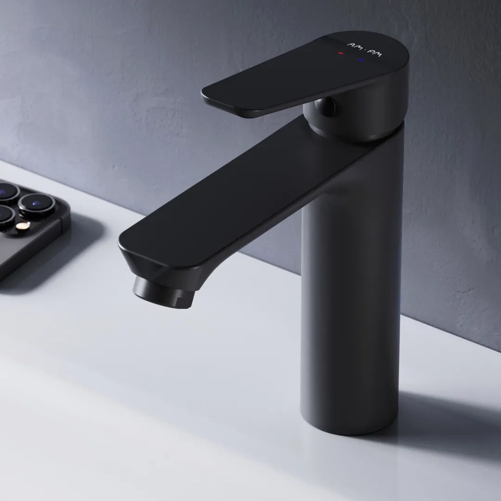 Umývadlová batéria AM.PM Hit FTA02222 jednopáková, čierna