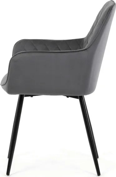 Jedálenská stolička sivá DCH-215 GREY4