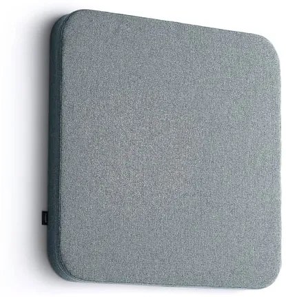 Akustický panel POLY, s oblými rohami, 600x600x56 mm, nástenný, svetlomodrá