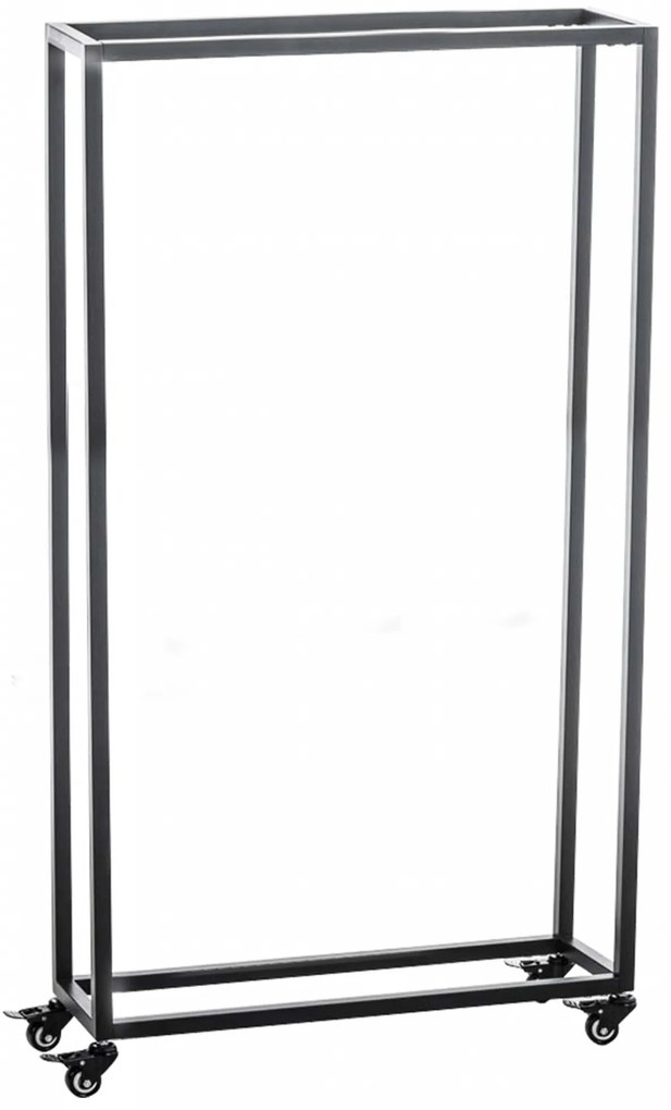 Stojan na drevo Hetta 25x60x150 cm, čierna