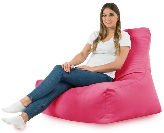 Kreslo Bali plyš ružové