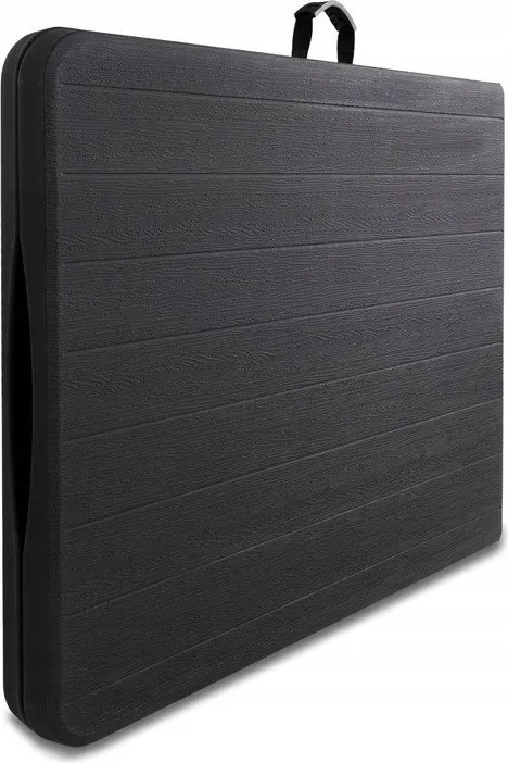 Cateringový stôl CATERON 70x180 cm, hnedý