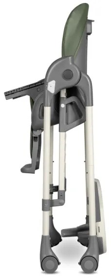 Lionelo - Detská jedálenská stolička LAURICE Olivovo zelená