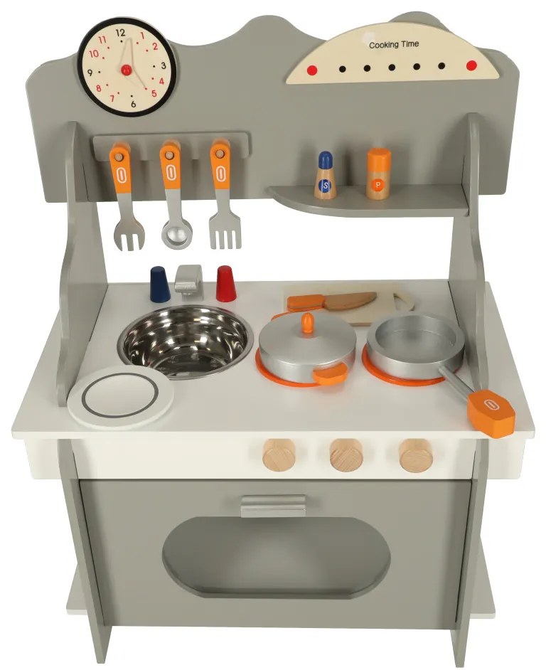 KIK MDF drevená kuchynka pre deti veľká rúra
