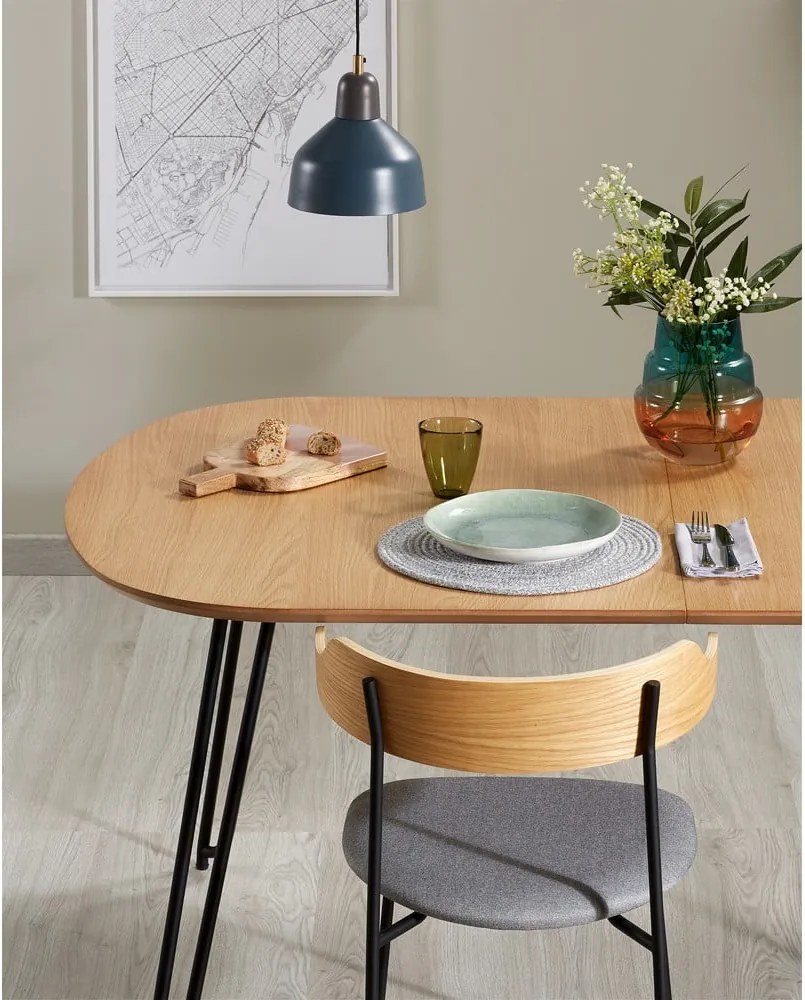 Svetlosivá jedálenská stolička Kave Home Olympia