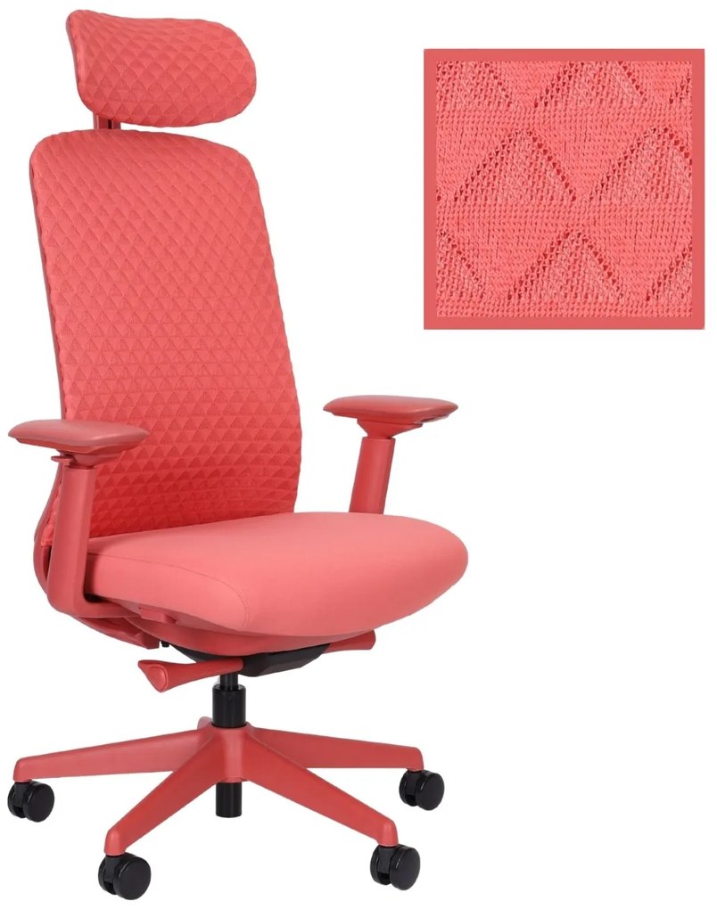 Kancelárske kreslo Solar Red