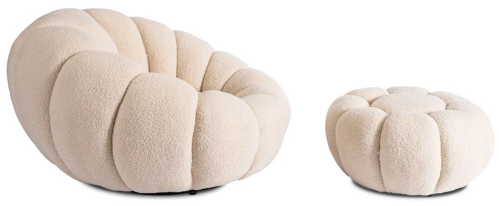 PROXIMA.store - Otočné kreslo PETTIT FARBA: sivá