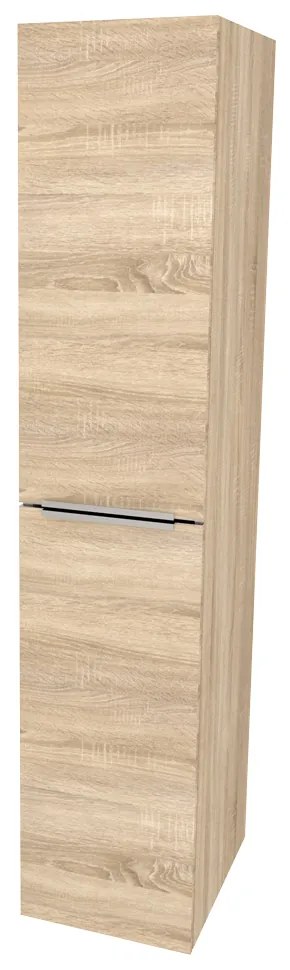 Mereo, Mereo Mailo, kúpeľňová skrinka vysoká 170 cm, chróm madlo, Multidecor, Dub Bardolino, MER-CN594LPDBAR