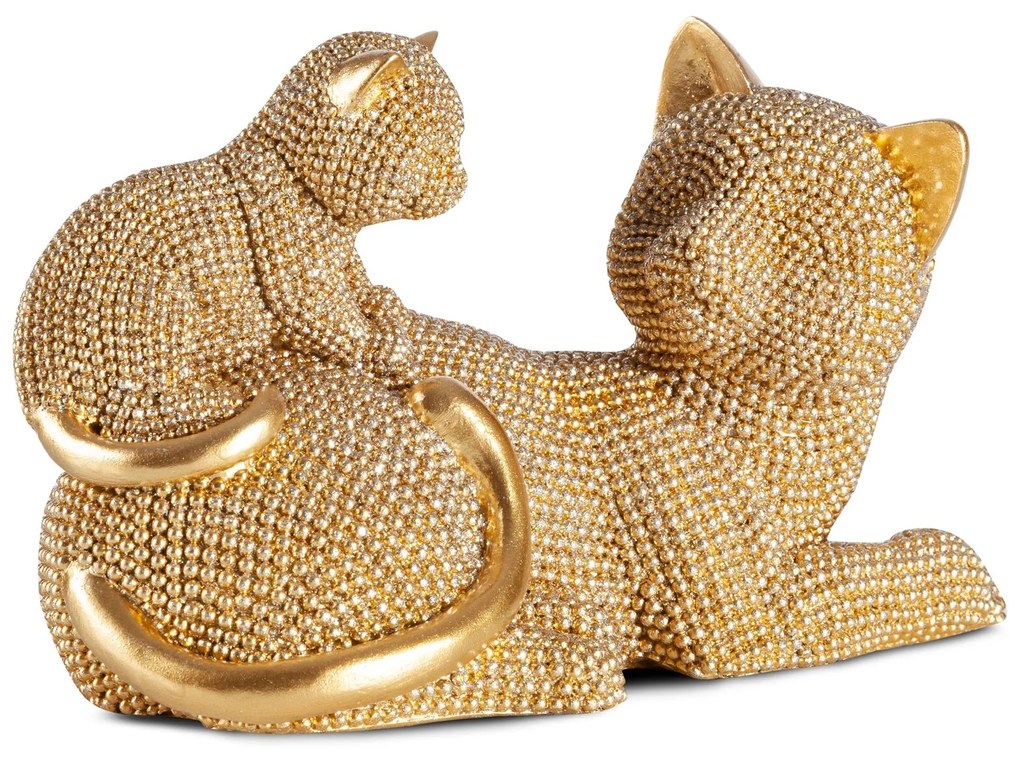 DEKORAČNÁ SOŠKA ELDO 19X9X12 CM ZLATÁ