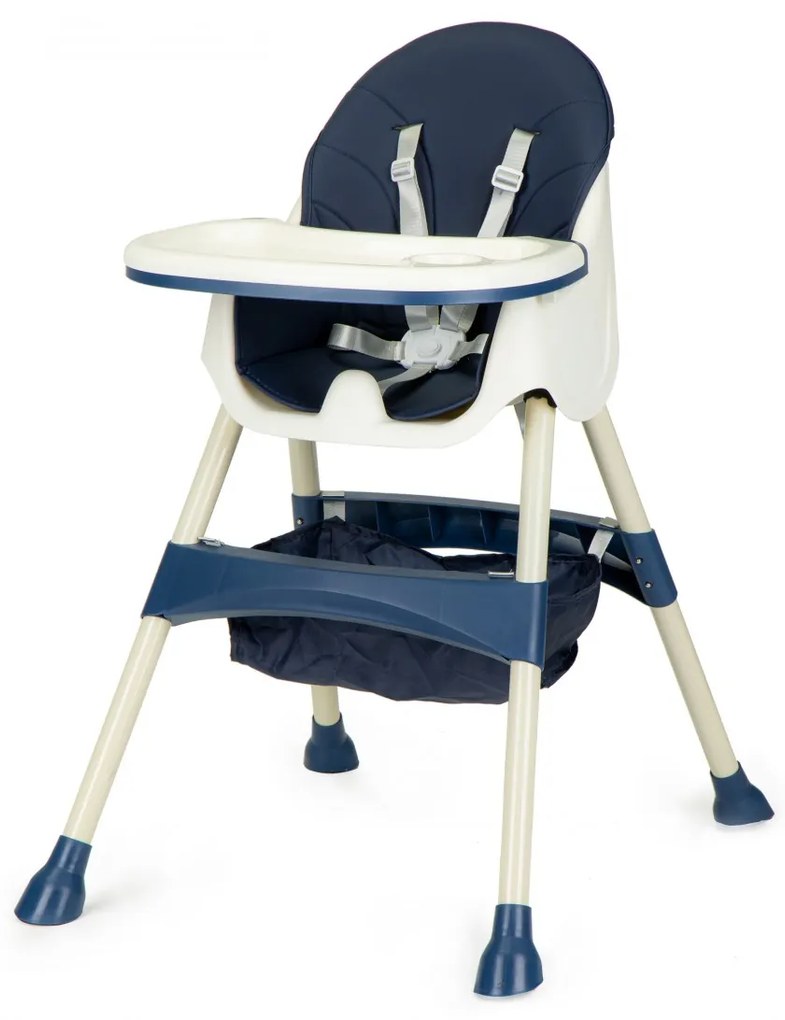 Detská jedálenská stolička 2v1 Blue EcoToys