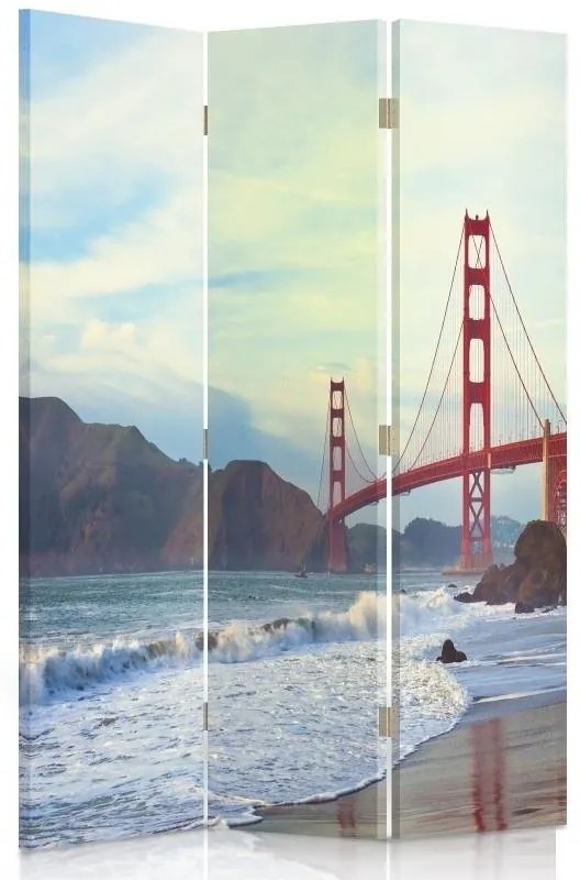 Gario Paraván Golden Gate Bridge Rozmery: 180 x 170 cm, Prevedenie: Klasický paraván