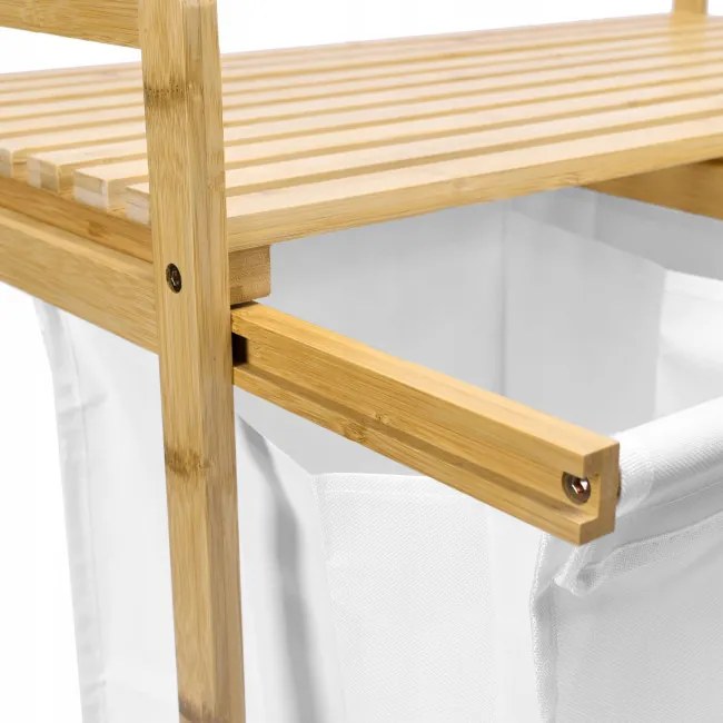 Kôš na bielizeň HANOI biely