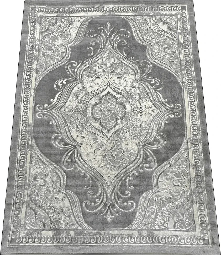 BE Koberec Opera 8081 GREY – sivý obdĺžnikový Rozmer: 140x190 cm