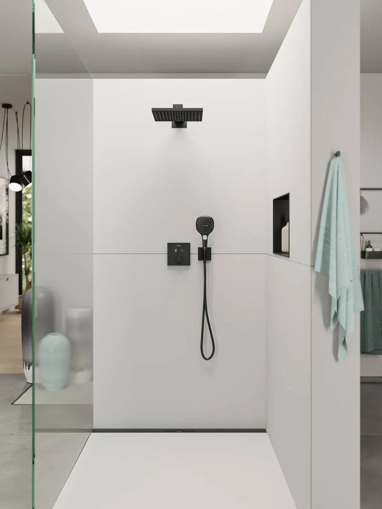 Hansgrohe Raindance Select E, ručná sprcha 120 3jet, matná čierna, HAN-26520670