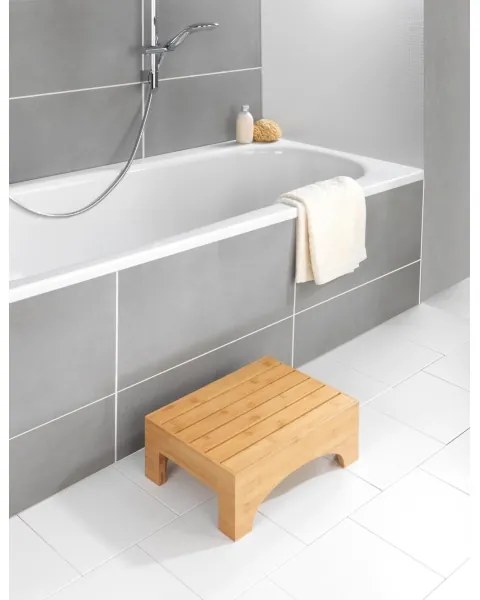 WENKO 24870100 - Bambusová stolička 40x30 cm hnedá