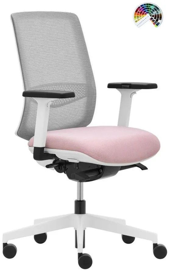 RIM Kancelárska stolička VICTORY VI 1411 1412 čalúnenie URBAN, JET BIOACTIVE, TONAL