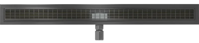 Mexen Flat M33 nerezový sprchový žľab 80 cm, čierna, 1733080-15