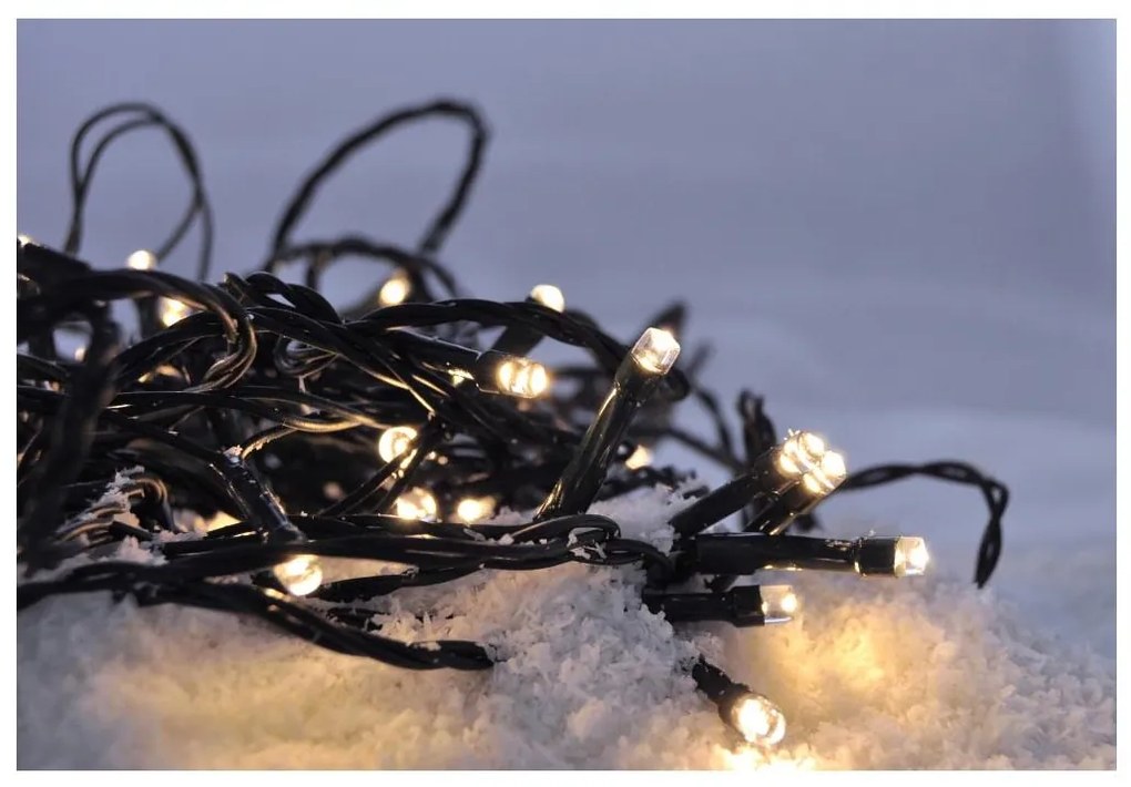 Solight 1V05-WW- LED Vonkajšia vianočná reťaz 500xLED/8 funkcií IP44 55m teplá biela