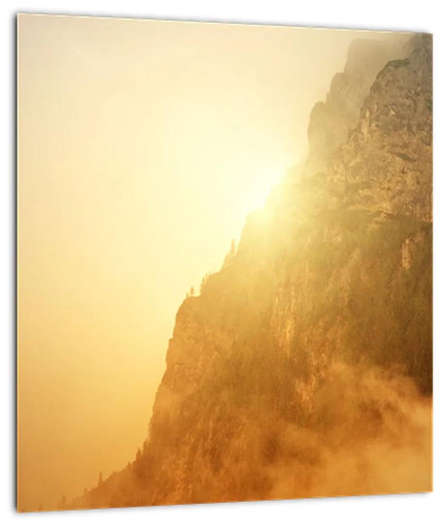 Obraz hory v hmle (30x30 cm)