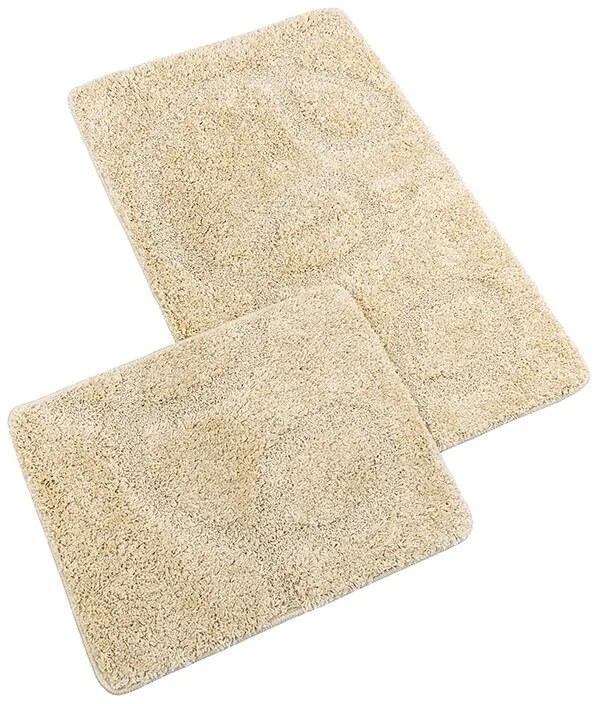 Bellatex Sada Koupelnových předložka bez výkrojeBANYSILVER béžová, 60 x 100, 60 x 50 cm