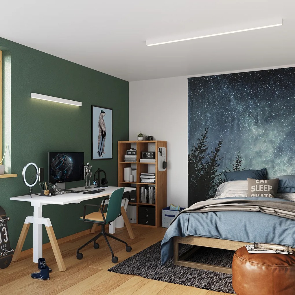 Stropné LED svietidlo Pinne 67, 1x LED 17w, 3000k, w