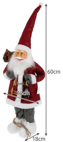 Figúrka Santa Clausa 60 cm Ruhhy 22354