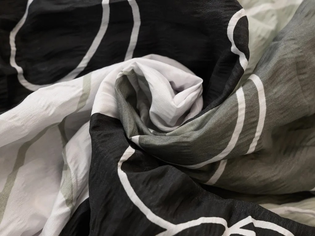 Krepové obliečky KASPARO BLEND sivé hotelová kapsa Rozmer obliečky: 70 x 90 cm | 140 x 200 cm