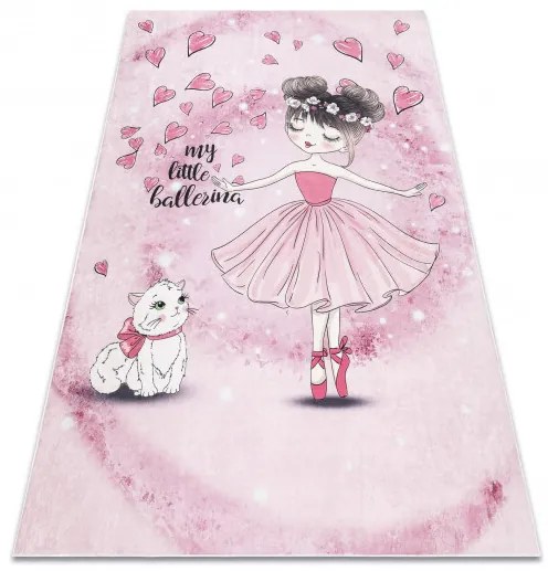 Dywany Łuszczów Detský kusový koberec Bambino 2185 Ballerina pink - 160x220 cm