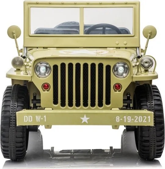 LEAN CARS JH101 Khaki batériové auto